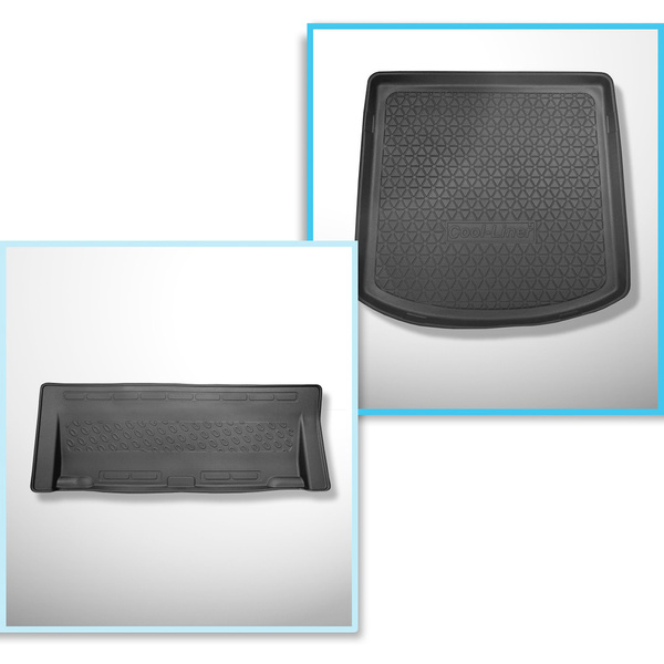 Completo di tappetini e tappetino per bagagliaio TPE per: Volkswagen Touran I 1T 03.2003-08.2015 (Monovolume) - 5 posti