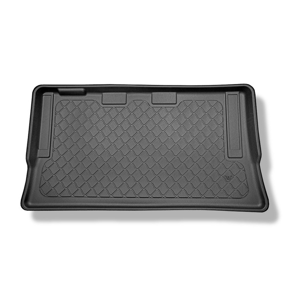Vasca baule compatibile con Mercedes-Benz V-Class W447 Van (06.2014-....) - versione lunga (interasse 3.200 mm, lunghezza auto 5.140 mm); dietro la 3a fila di sedili; senza divisioni nel bagagliaio - tappetino per bagagliaio - tappeto bagagliaio per auto