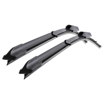 Spazzole tergicristallo anteriori compatibili con Saab 9-3 Cabriolet, SportCombi, SportSedan (2002-2007) - tergicristalli auto - lame tergilunotto - spazzole piatte