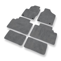 Premium tappetini auto in velluto compatibili con Volkswagen Sharan I (1995-2000) - tappeti auto grigio