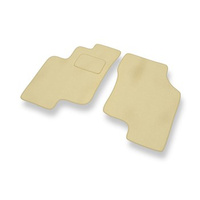 Premium tappetini auto in velluto compatibili con Hyundai Getz (2002-2008) - tappeti auto beige