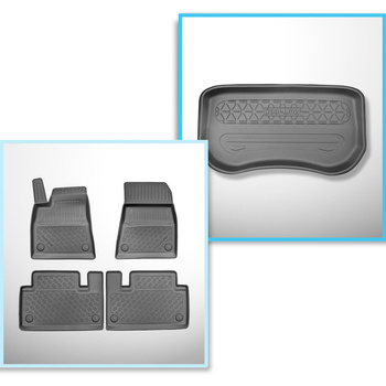 Completo di tappetini e tappetino per bagagliaio TPE per: Tesla Model 3 2020-...