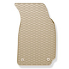 Tappetini auto in gomma compatibili con Volkswagen Passat B5 (1996-2005) - tappeti gomma - beige