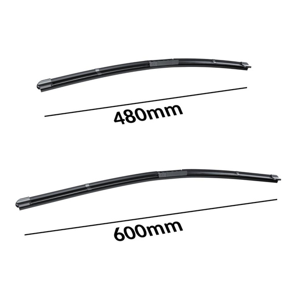 Spazzole tergicristallo anteriori compatibili con Volkswagen CC Coupé (11.2011-2017) - tergicristalli auto - lame tergilunotto - spazzole piatte