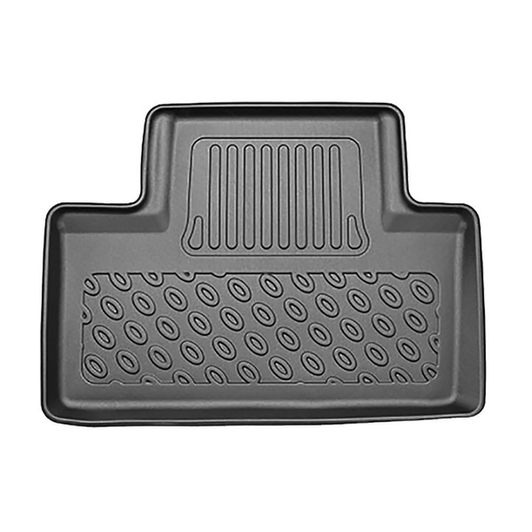 Completo di tappetini e tappetino per bagagliaio TPE per: Mercedes-Benz EQB X243 12.2021-.... (SUV) - 5 posti; bagagliaio superiore; pavimento mobile nella posizione più alta; 7 posti - sedili 3a fila abbassati