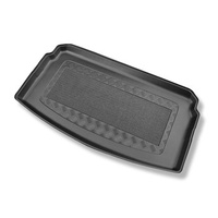 Vasca baule compatibile con Volkswagen Polo VI 2G AW Hatchback (10.2017-....) - portabagagli inferiore; piano di carico regolabile nella posizione più bassa - tappetino per bagagliaio - tappeto bagagliaio per auto