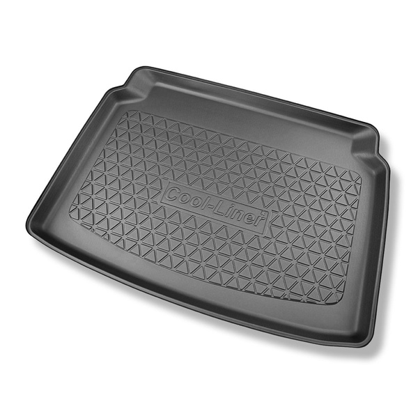 Vasca baule compatibile con Peugeot 308 III P51 Hatchback (12.2021-....) - non per versione Plug-in ibrida - tappetino per bagagliaio - tappeto bagagliaio per auto