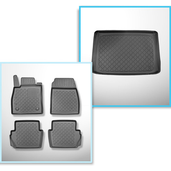 Completo di tappetini e tappetino per bagagliaio TPE per: Ford Puma 10.2019-....