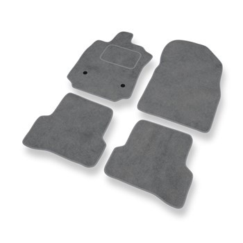Premium tappetini auto in velluto compatibili con Renault Captur (2013-2019) - tappeti auto grigio