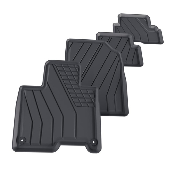 Tappetini Auto in TPE compatibili con Kia Sportage V HEV Hybrid SUV (2021-....) - tappeti auto neri