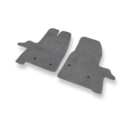 Premium tappetini auto in velluto compatibili con Ford Transit VIII (2013-....) - tappeti auto grigio