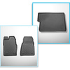 Completo di tappetini e tappetino per bagagliaio TPE per: Ford Tourneo Custom L2 01.2013-2018 (Van)