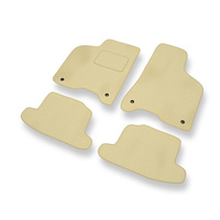 Premium tappetini auto in velluto compatibili con Volkswagen Lupo I (1998-2005) - tappeti auto beige