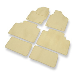 Premium tappetini auto in velluto compatibili con Ford Galaxy I Monovolume (1995-2000) - tappeti auto beige