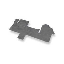 Premium tappetini auto in velluto compatibili con Renault Master IV (1+1) (2010-....) - tappeti auto grigio