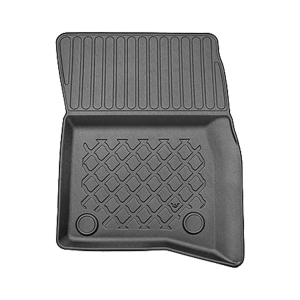 Completo di tappetini e tappetino per bagagliaio TPE per: Land Rover Defender (L663) 110 01.2020-.... (SUV) - 5 posti; non per versione Plug-in ibrida