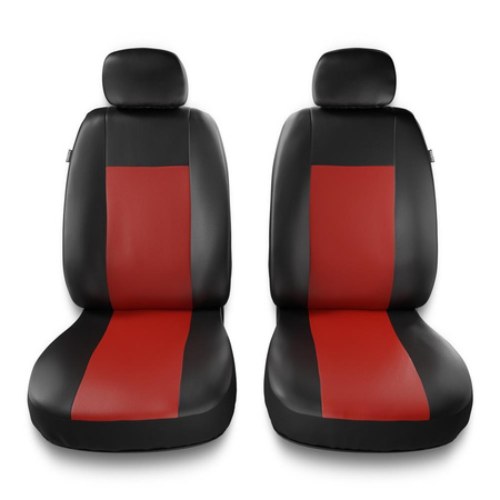 Coprisedili anteriori compatibili con Mazda 3 I, II, III (2003-2019) - fodere sedili universali - set coprisedili auto - 2CM-RD