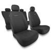 Coprisedili compatibili con Seat Ibiza I, II, III, IV, V (1984-2019) - fodere sedili universali - set coprisedili auto - UNE-4