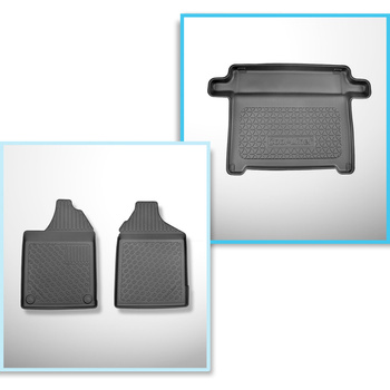 Completo di tappetini e tappetino per bagagliaio TPE per: Aixam Coupe electric 0