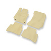 Premium tappetini auto in velluto compatibili con Mercedes-Benz Classe E W212 (2009-2016) - tappeti auto beige