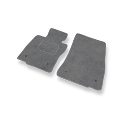 Premium tappetini auto in velluto compatibili con Mini Hatch III (2013-2024) - tappeti auto grigio