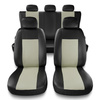 Coprisedili compatibili con Alfa Romeo 145 (1994-2000) - fodere sedili universali - set coprisedili auto - CM-BE