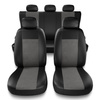 Coprisedili compatibili con Citroen C5 Aircross (2018-....) - fodere sedili universali - set coprisedili auto - SU-G