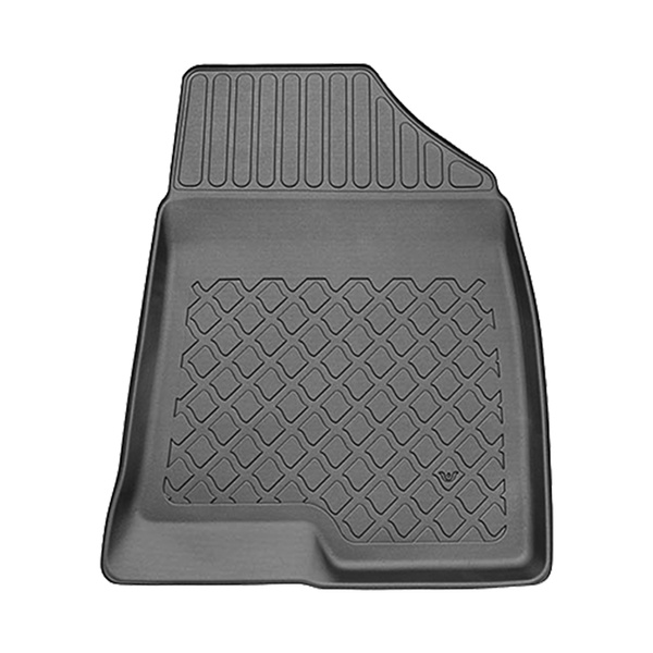 Tappetini Auto in TPE compatibili con Hyundai Kona II SUV (04.2023-....) - non per la versione elettrica; anche per la versione ibrida - tappeti auto neri