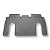 Tappetini Auto in TPE compatibili con Tesla Model X SUV (01.2021-....) - 6 posti; II fila - tappeti auto neri