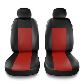 Coprisedili anteriori compatibili con Citroen Berlingo I, II, III (1996-2019) - fodere sedili universali - set coprisedili auto - 2CM-RD