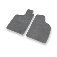 Premium tappetini auto in velluto compatibili con Nissan Navara D22 (1997-2005) - tappeti auto grigio