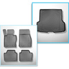 Completo di tappetini e tappetino per bagagliaio TPE per: BMW 4 F36 07.2014-10.2021 (Gran Coupé) - X-drive