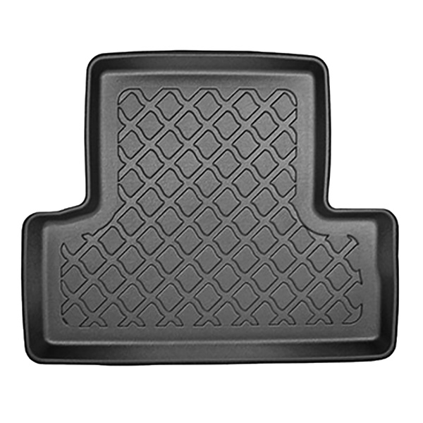 Completo di tappetini e tappetino per bagagliaio TPE per: Nissan X-Trail II 06.2007-07.2014 (SUV) - bagagliaio superiore