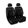 Coprisedili su misura compatibili con Volkswagen Caddy III Cargo (2004-2015) solo sedili anteriori - fodere sedili - set coprisedili auto - nero