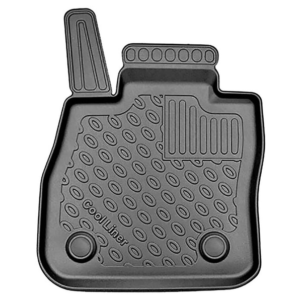 Completo di tappetini e tappetino per bagagliaio TPE per: BMW 2 F44 03.2020-10.2024 (Gran Coupé) - bagagliaio superiore; per auto con pavimento doppio nel bagagliaio