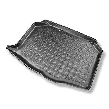 Vasca baule compatibile con Seat Ibiza 6F Hatchback (06.2017-....) - vano inferiore; modelli senza piano di carico regolabile - tappetino per bagagliaio - tappeto bagagliaio per auto