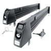 Portasci per barre portatutto - Ski rack M-7705 - nero - per 5 paia di sci o 4 tavole da snowboard