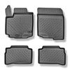 Tappetini Auto in TPE compatibili con Suzuki Vitara 1.5 Strong Hybrid SUV (03.2022-....) - tappeti auto neri