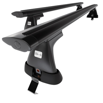 Barre portatutto in alluminio compatibili con Opel Insignia Liftback (2009-2017) - senza punti di fissaggio di serie - portapacchi auto colore nero - portabagagli barre da tetto