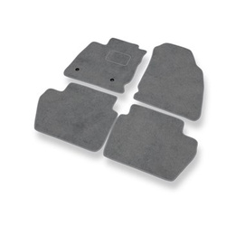 Premium tappetini auto in velluto compatibili con Ford EcoSport II (2018-2022) - tappeti auto grigio