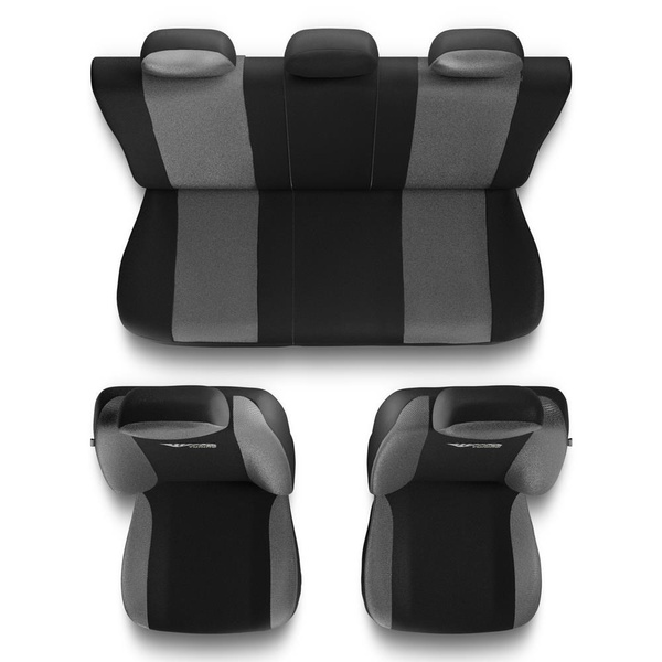 Coprisedili compatibili con Seat Ateca (2016-....) - fodere sedili universali - set coprisedili auto - TG-S