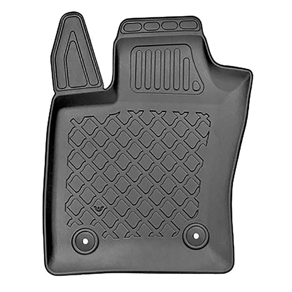 Tappetini Auto in TPE compatibili con Jeep Compass II SUV (08.2017-....) - non per versione Plug-in ibrida - tappeti auto neri