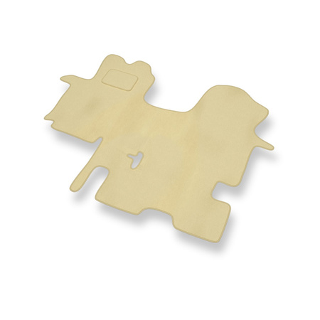 Premium tappetini auto in velluto compatibili con Renault Trafic II (3 persona) (2001-2014) - tappeti auto beige