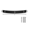 Protezione nera per paraurti posteriore Volkswagen Passat B7 Berlina (2010-2014)