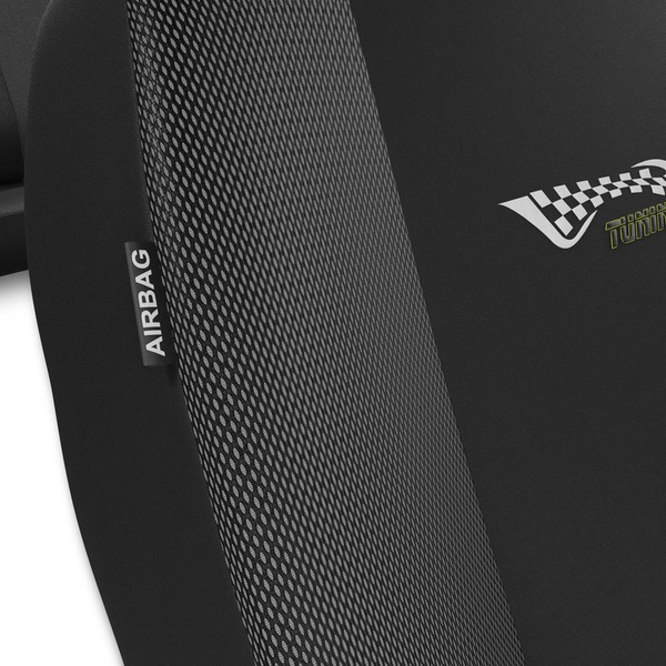 Coprisedili compatibili con Alfa Romeo 159 (2005-2011) - fodere sedili universali - set coprisedili auto - TG-G