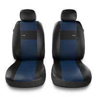 Coprisedili anteriori compatibili con BMW X4 G01, G02 (2014-2019) - fodere sedili universali - set coprisedili auto - 2XL-BL