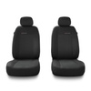 Coprisedili anteriori compatibili con Seat Leon I, II, III (1999-2019) - fodere sedili universali - set coprisedili auto - 2UNE-3