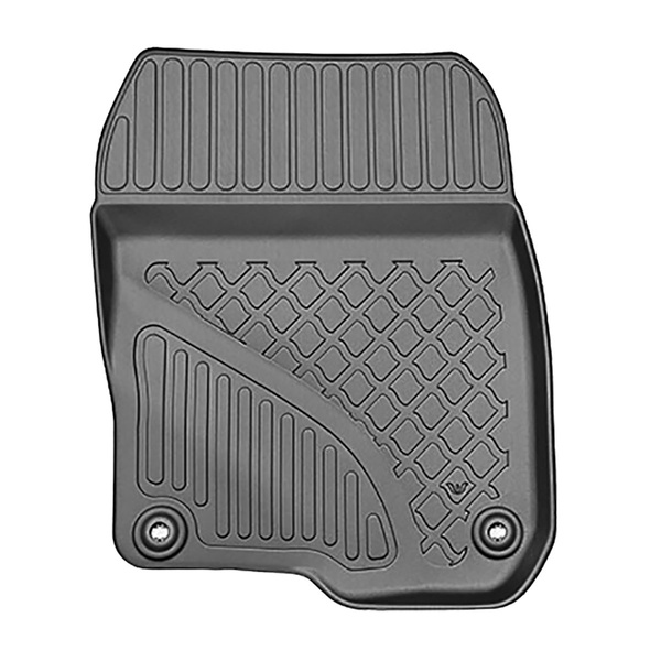 Tappetini Auto in TPE compatibili con Honda CR-V V (RW) SUV (10.2018-....) - senza la terza fila di sedili; anche per la versione ibrida - tappeti auto neri