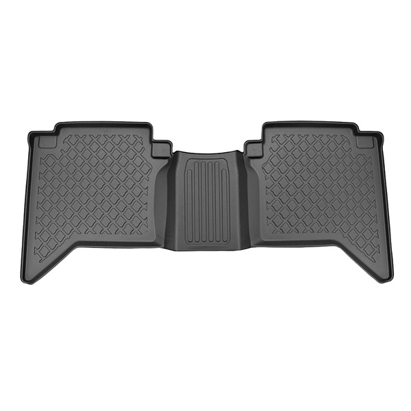 Tappetini Auto in TPE compatibili con Toyota Hilux VII Pick-Up (2006-08.2016) - cabina doppia - tappeti auto neri