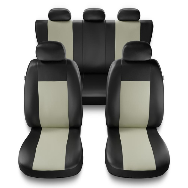 Coprisedili compatibili con Citroen Nemo (2008-2015) - fodere sedili universali - set coprisedili auto - CM-BE